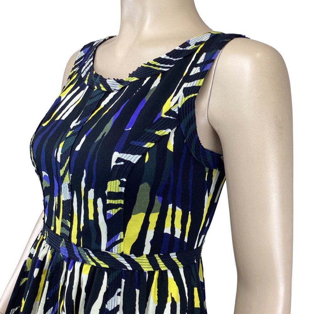 Tracy Reese Modern Camo Print Sleeveless Dress Size 2 Fit and Flare - Picture 6 of 9